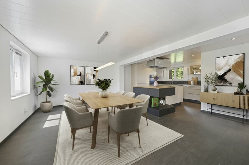 Charm meets comfort - your stylishly renovated home with pool in Bischofszell (5)