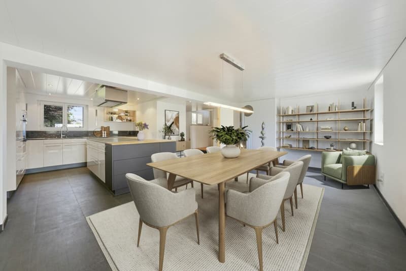 Charm meets comfort - your stylishly renovated home with pool in Bischofszell (4)