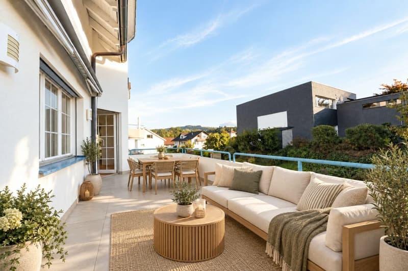 Frisch sanierte 4.5-Zimmer-Wohnung in Mörschwil mit Cheminée, Balkon und zwei Tiefgaragenplätzen (4)
