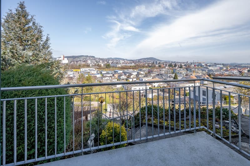 Weitblick vom Balkon