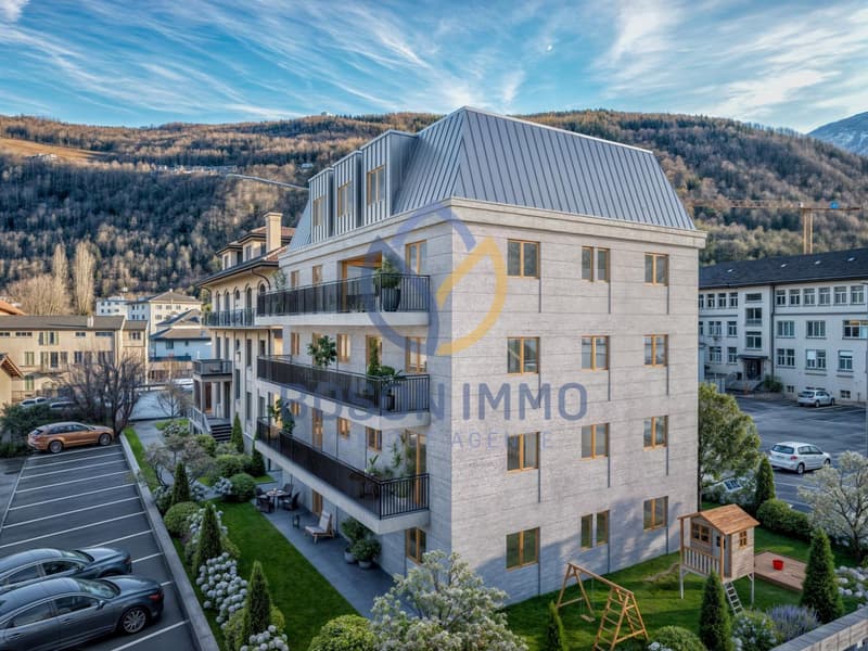 High-end apartments under construction, in the heart of Martigny! (6)