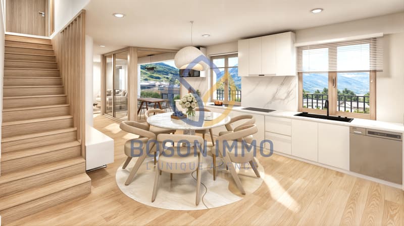 High-end apartments under construction, in the heart of Martigny! (2)