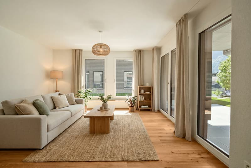 Neubau-Terrassenwohnung mit Bergblick (4)