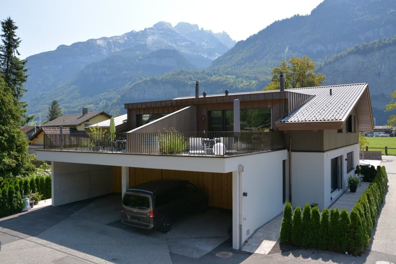 Moderne 3.5-Zimmer-Terrassenwohnung - private Wohnoase in Meiringen (2)