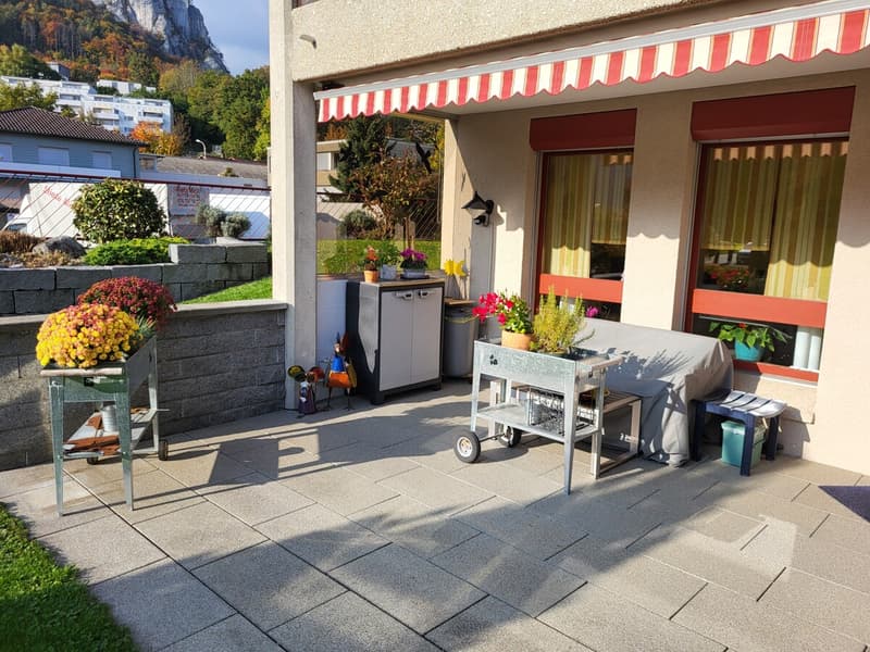 Bright 4.5-room garden apartment with sunny seating area (5)