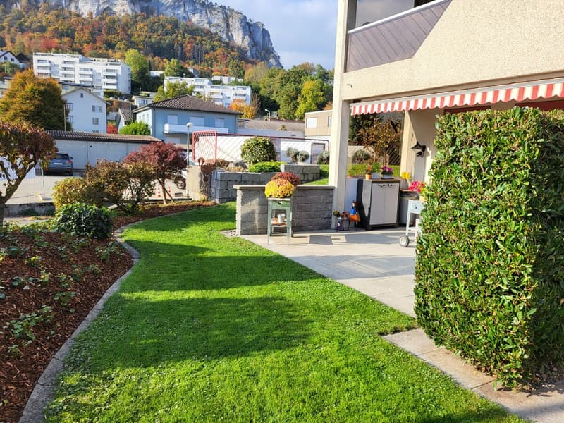 Bright 4.5-room garden apartment with sunny seating area (4)