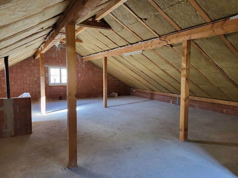 Dachgeschoss im Rohbau