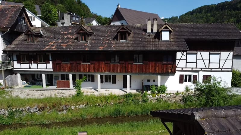 Close to Basel, fully renovated rental property with 6 apartments and 7 parking spaces, no vacancies. (6)
