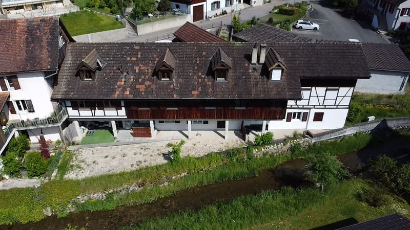 Close to Basel, fully renovated rental property with 6 apartments and 7 parking spaces, no vacancies. (8)