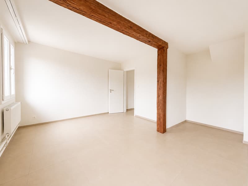 Magnificent 4,5 rooms completely renovated with 97 m² in the heart of Rossemaison (3)