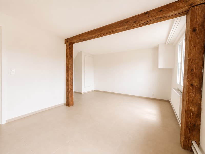 Magnificent 4,5 rooms completely renovated with 97 m² in the heart of Rossemaison (7)