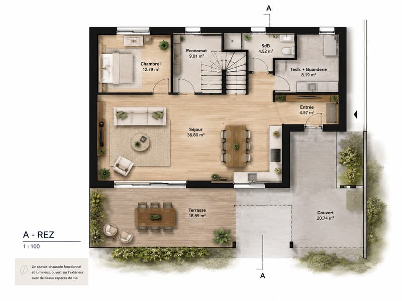Bassecourt ? Villa neuve 6,5 pièces avec 5 chambres et 3 salles de bains (5)