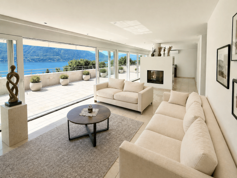 Residenza secondaria - Attico con magnifica vista lago in zona molto tranquilla (2)