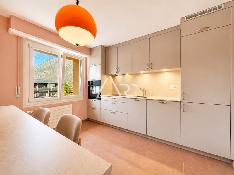 SUPERB 4.5 ROOM ATTIC APARTMENT RENOVATED WITH BALCONY AND VIEW IN MARTIGNY (3)