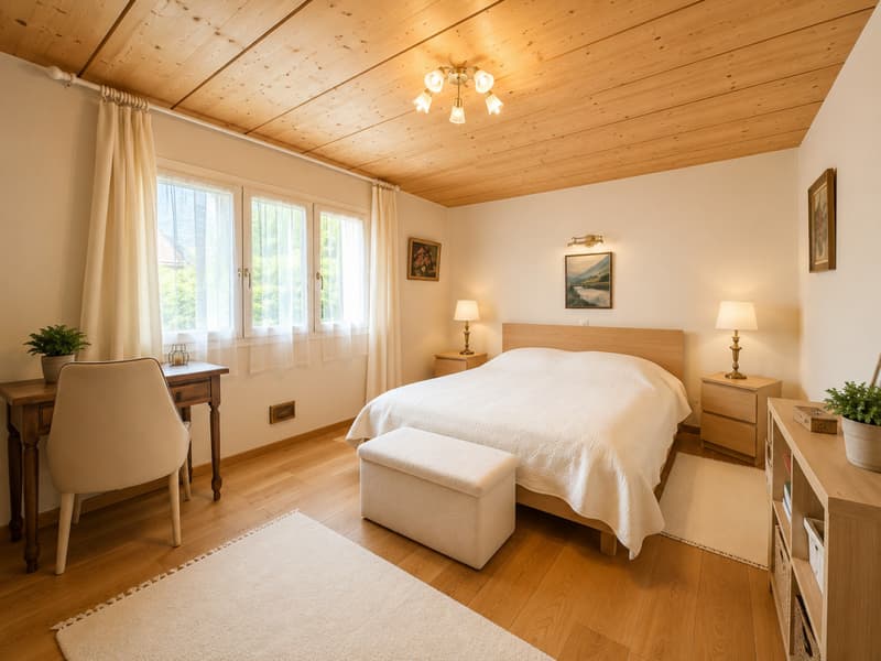 INDIVIDUAL MINERGIE VILLA WITH LARGE GARDEN IN A PEACEFUL AND SUNNY SETTING (8)