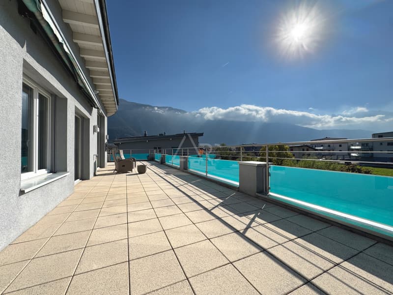 Attic with panoramic view in the heart of Fully (5)