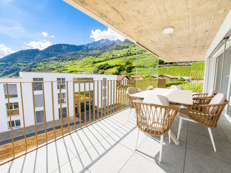 ATTIKAWOHNUNG 3.5 ZIMMER MIT FREIER SICHT, GROßEM BALCON UND HOCHWERTIGEN AUSBAU (5)