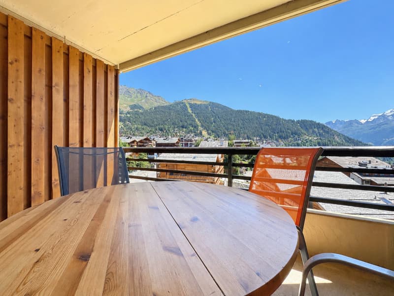 STUDIO AVEC BALCON ET VUE DÉGAGÉE AU C?UR DE VERBIER (1)