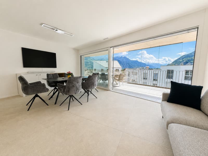 ATTIQUE D'EXCEPTION 3.5 PIÈCES AVEC VUE DÉGAGÉE, GRAND BALCON ET FINITIONS HAUT DE GAMME (2)