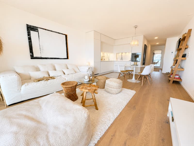 LOCATION AU MOIS - APPARTEMENT MEUBLÉ AVEC VUE PANORAMIQUE SUR LE LAC (4)