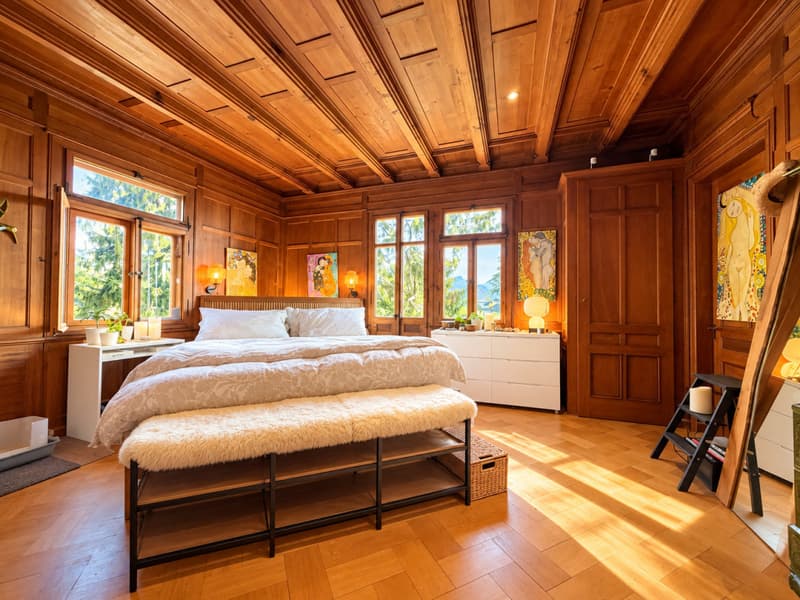 CHALET BERNARDINA - PROPRIÉTÉ HISTORIQUE AVEC VUE PANORAMIQUE SUR LE LÉMAN (6)
