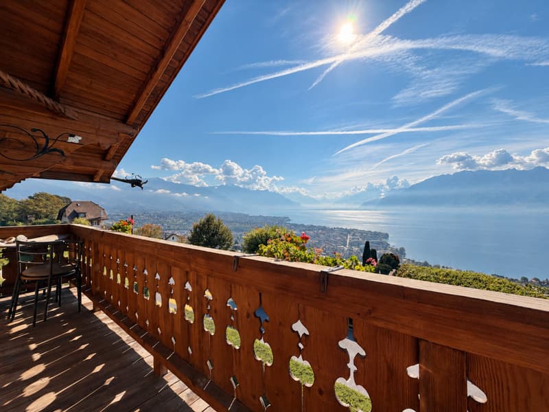 CHALET BERNARDINA - PROPRIÉTÉ HISTORIQUE AVEC VUE PANORAMIQUE SUR LE LÉMAN (11)