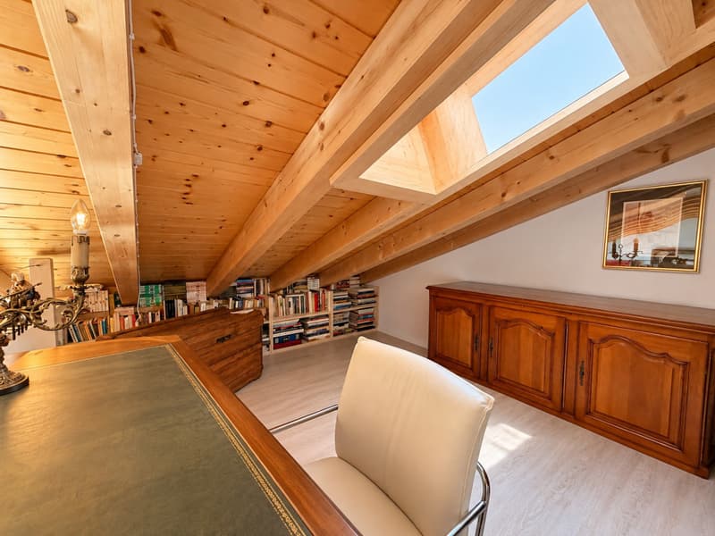 MAGNIFIQUE ATTIQUE DE 2.5 PIÈCES AVEC MEZZANINE ET GRAND BALCON À CHAMPLAN (5)