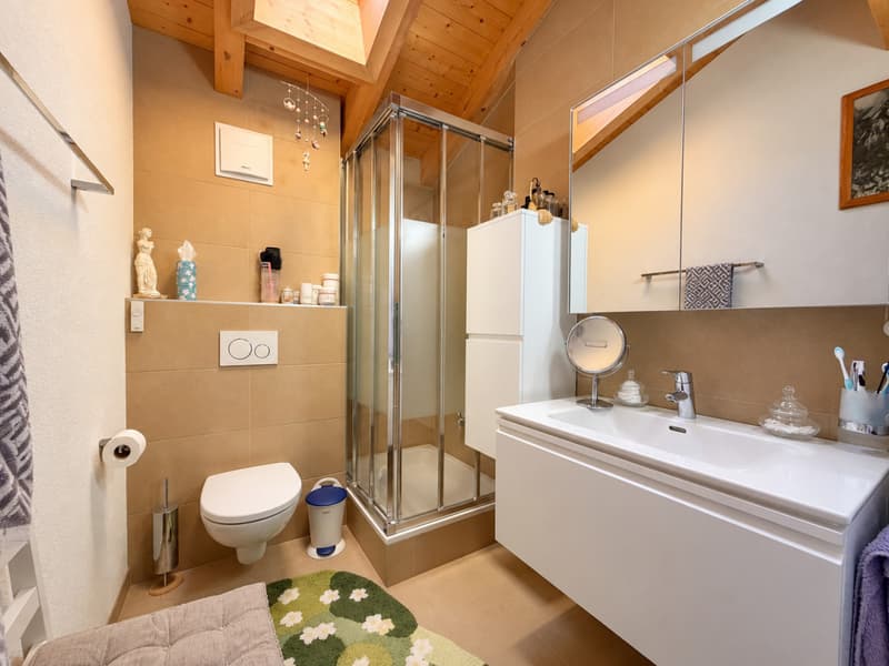 MAGNIFIQUE ATTIQUE DE 2.5 PIÈCES AVEC MEZZANINE ET GRAND BALCON À CHAMPLAN (7)