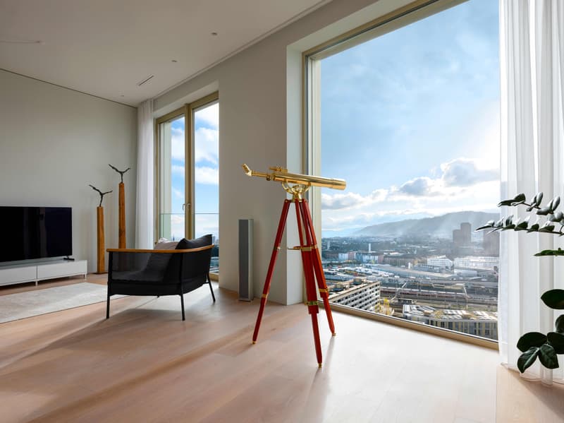 Appartement penthouse exclusif de 4½ pièces dans la tour Mobimo (1)