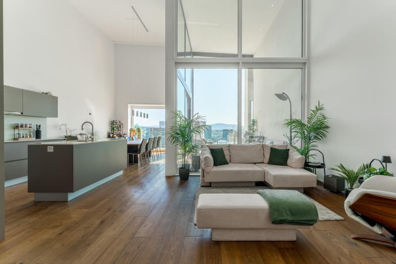 Beeindruckende 5½-Zimmer Attika-Maisonettewohnung in Zürich. (2)