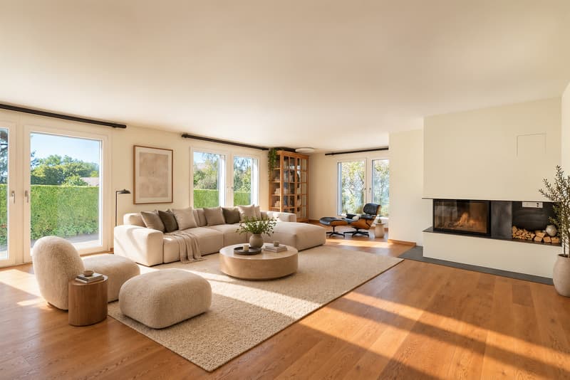 Exklusives Zweifamiliehaus im Dorfkern von Zumikon. (2)