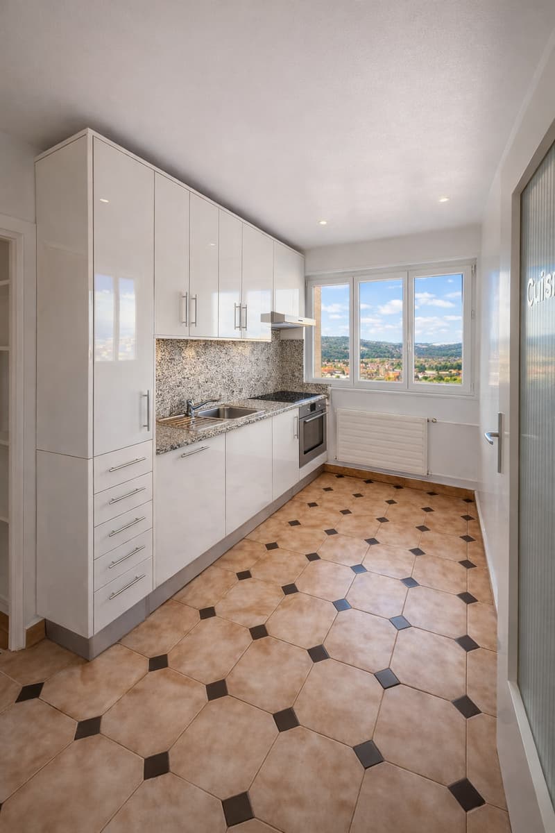 Charming 3.5-room apartment with panoramic view - First month's rent offered! (2)