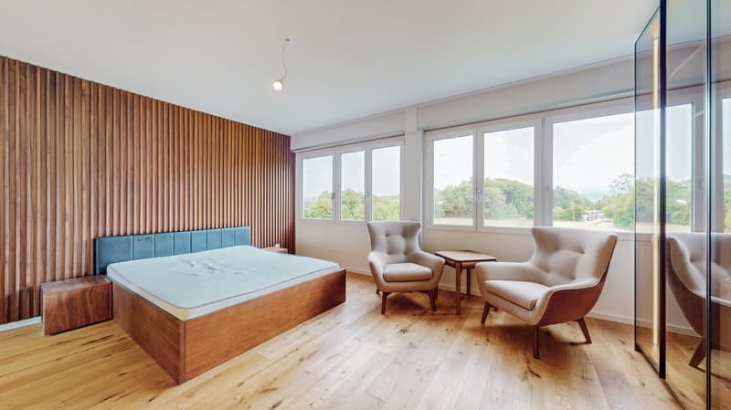 Exklusive Attika-Residenz mit 133 m² Südterrasse & hochwertiger Totalsanierung in Muri bei Bern (9)