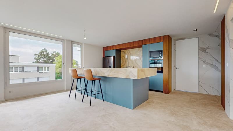 Exklusive Attika-Residenz mit 133 m² Südterrasse & hochwertiger Totalsanierung in Muri bei Bern (3)