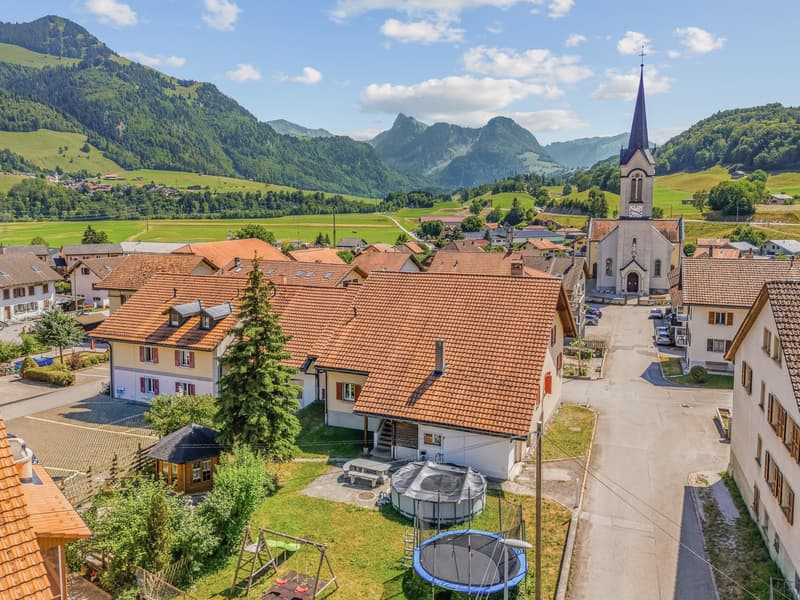 Village house with 3 apartments and garden as well as land potential (5)