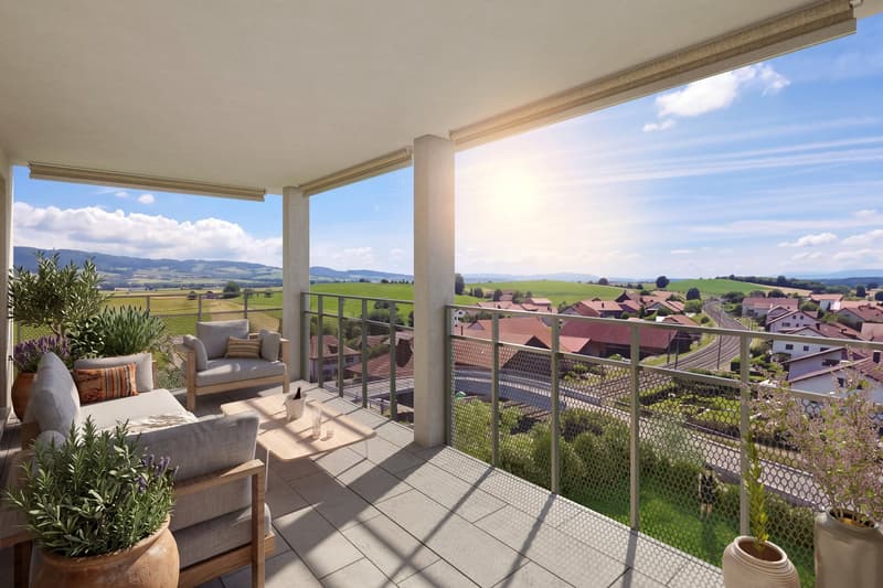 Un appartement familial avec jardin et balcon (7)