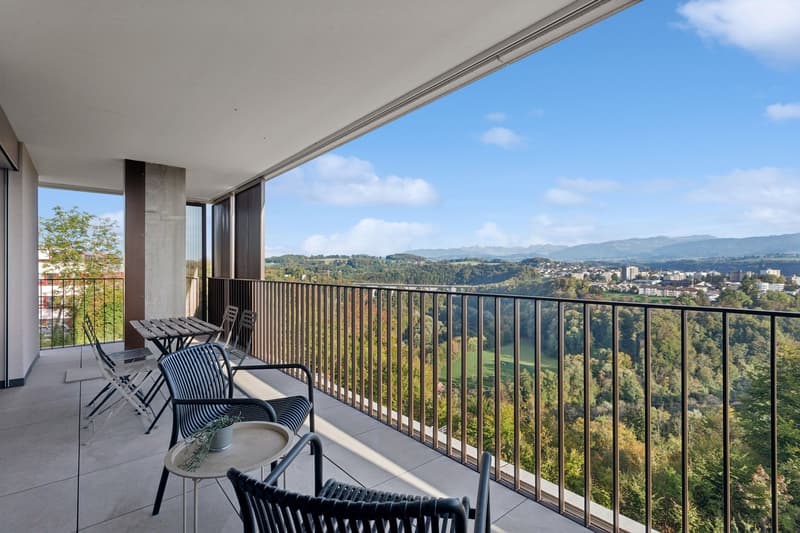5.5 pièces d'angle avec terrasse de 41 m², côté soleil levant (7)