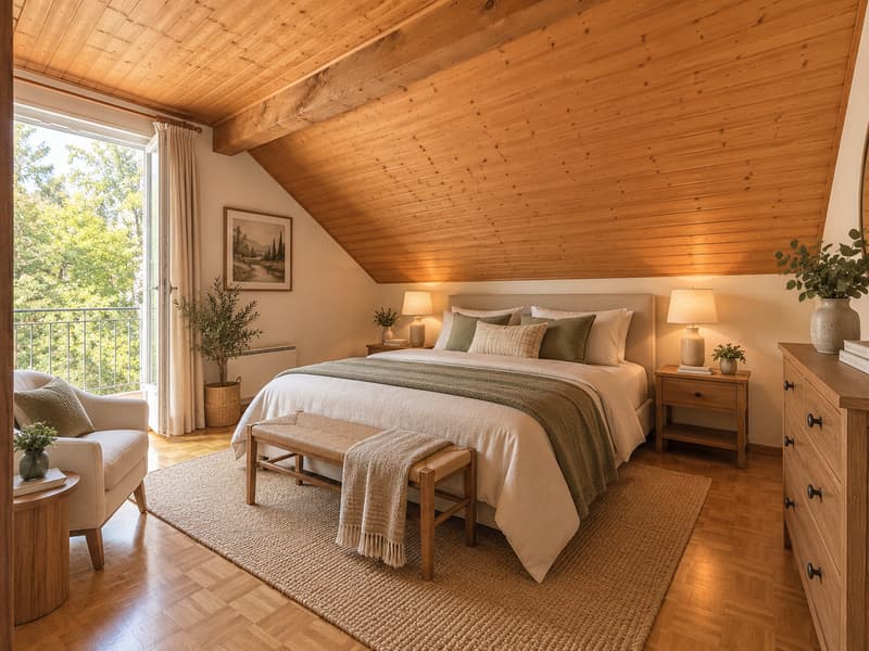 1er étage: chambre 2 accès balcn
