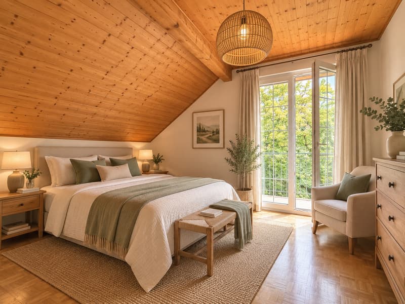 1er étage: chambre 1 accès balcon