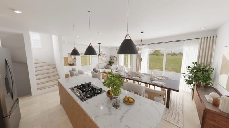 Nouvelle Promotion " Les Collondels" : 5 Spacieuses villas familiale de 6,5 p avec studio indépendant à Surpierre (FR) (8)