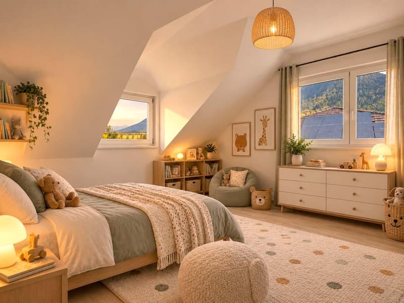 Appartement attique 4.5 pièces avec 52 m² de combles supplémentaires (5)