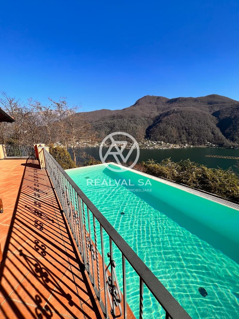 Meravigliosa villa con piscina a Vico Morcote (4)
