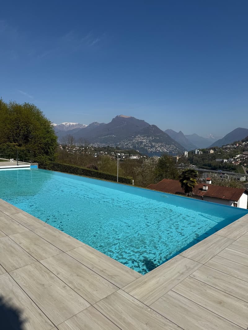 Montagnola, 4 camere da letto duplex con vista panoramica (10)