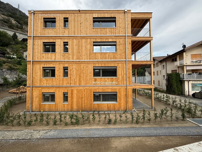 5 1/2 Zimmer Neubau Erdgeschosswohnung mit 150 m2 privatem Spiel - oder Blumenrasen (2)