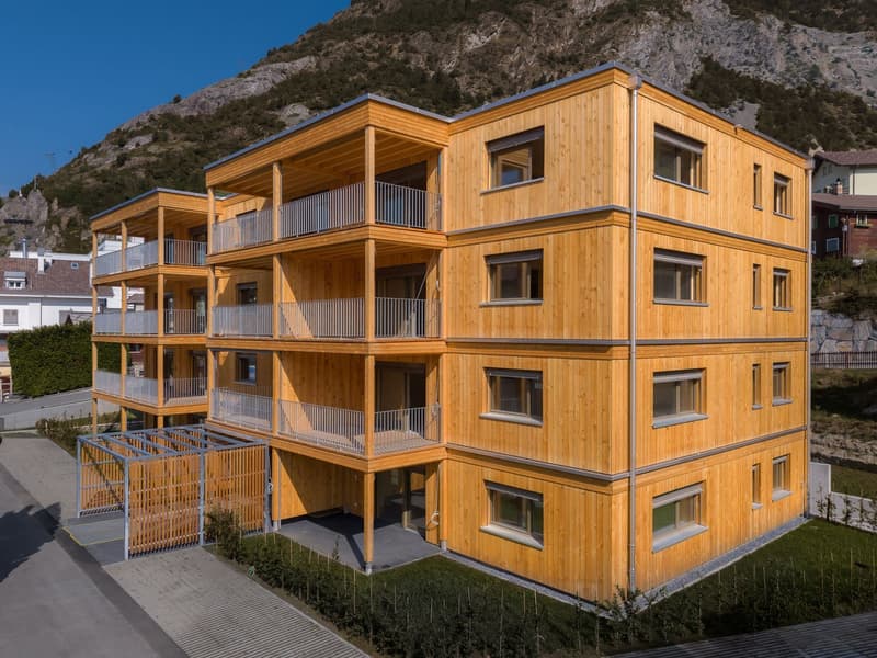 Newly built ground floor apartment with 150 m2 private play or flower lawn (7)
