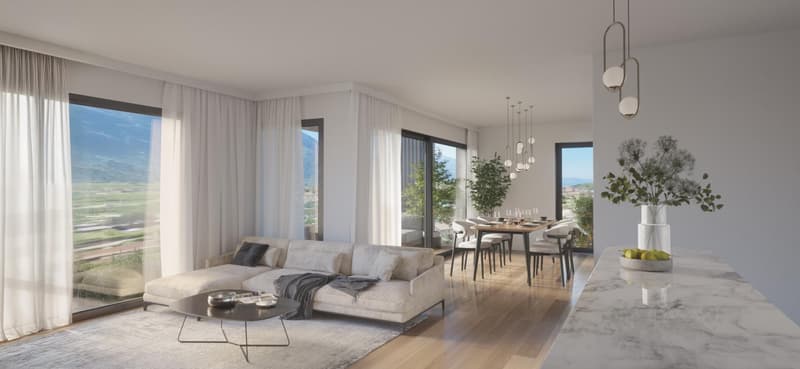 Bello appartamento di 4½ locali con ampio spazio esterno privato (7)
