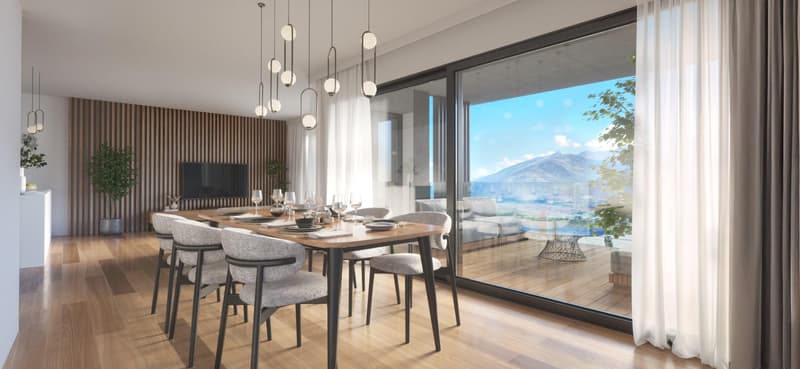 Bello appartamento di 4½ locali con ampio spazio esterno privato (8)