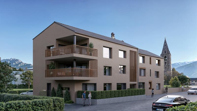 Appartamento nuovo nel centro del vecchio villaggio di Ardon (5)
