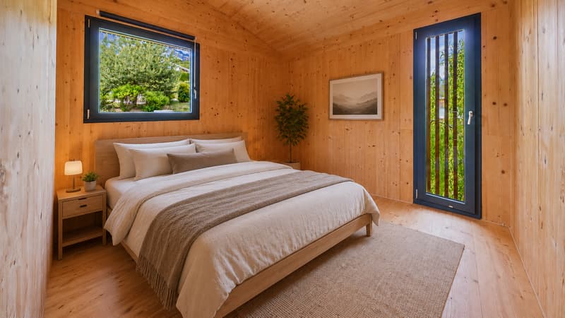Zwei Architektenhäuser in einem erhaltenen Naturschutzgebiet in Ayent (13)