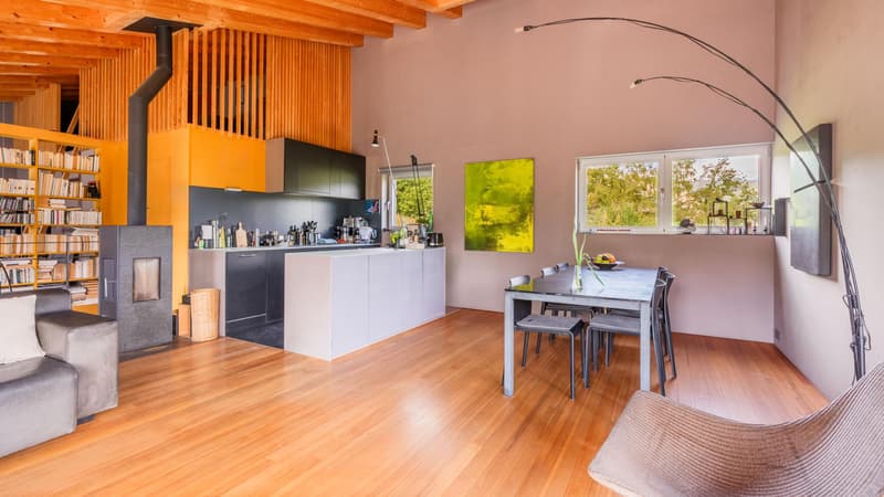 Zwei Architektenhäuser in einem erhaltenen Naturschutzgebiet in Ayent (4)